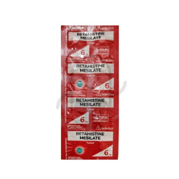 betahistine mesilate 6mg dexa medica 10 tablet 10 trip